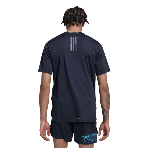 adidas For The Oceans T-Shirt - Black/Pulse Blue