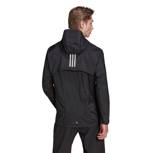 adidas Marathon Logo Jacket - Black