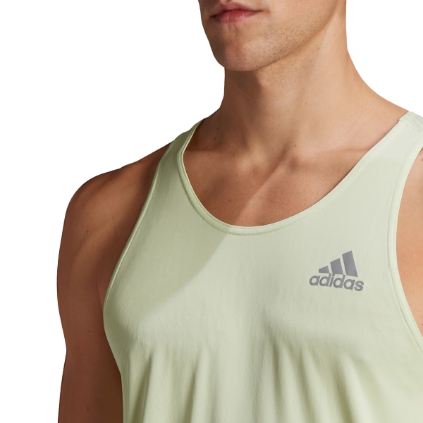 adidas Own The Run Top - Almost Lime/Reflective Silver