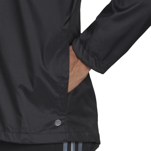adidas Own The Run Jacket - Black/Reflective Silver