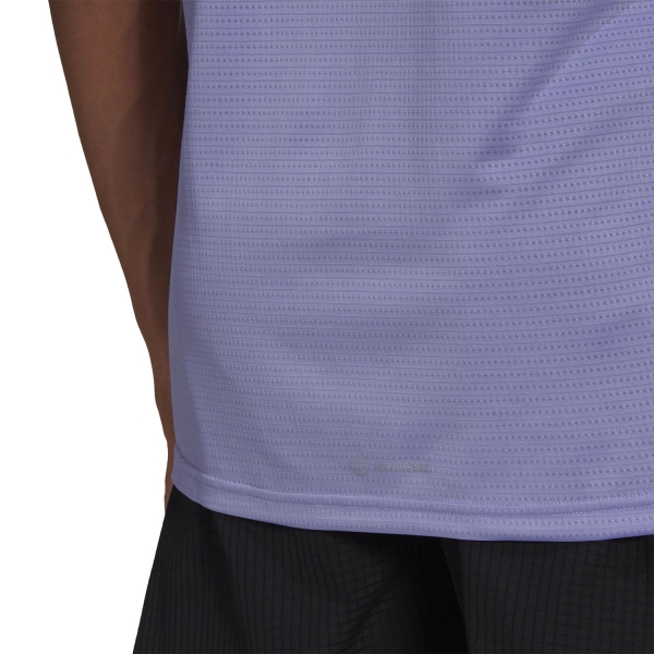 adidas Own The Run T-Shirt - Light Purple/Reflective Silver