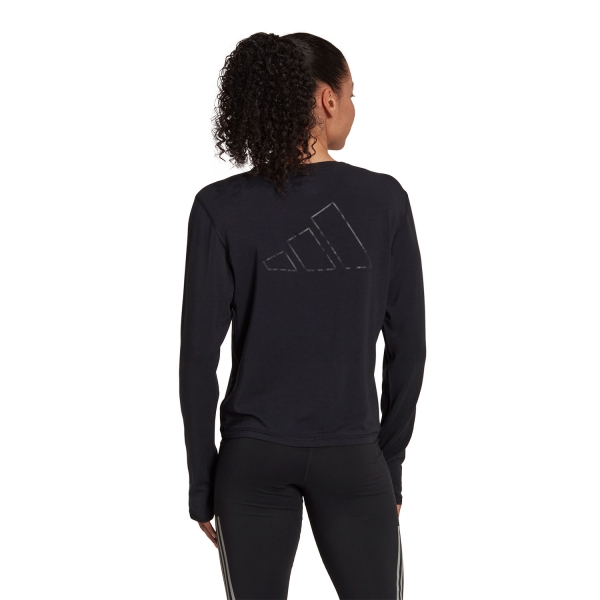 adidas Rise 3 Stripes Logo Maglia - Black