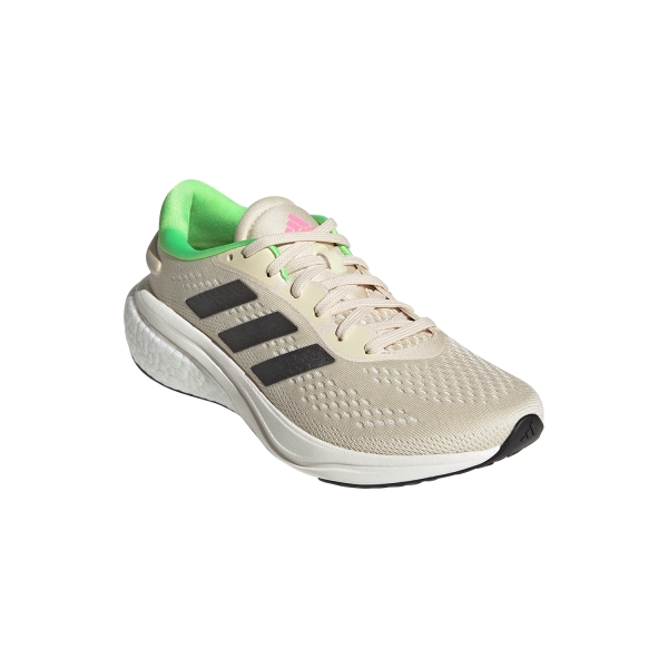 adidas Supernova 2 - Ecru Tint/Night Metallic/Solar Green