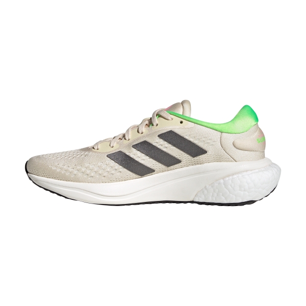 adidas Supernova 2 - Ecru Tint/Night Metallic/Solar Green