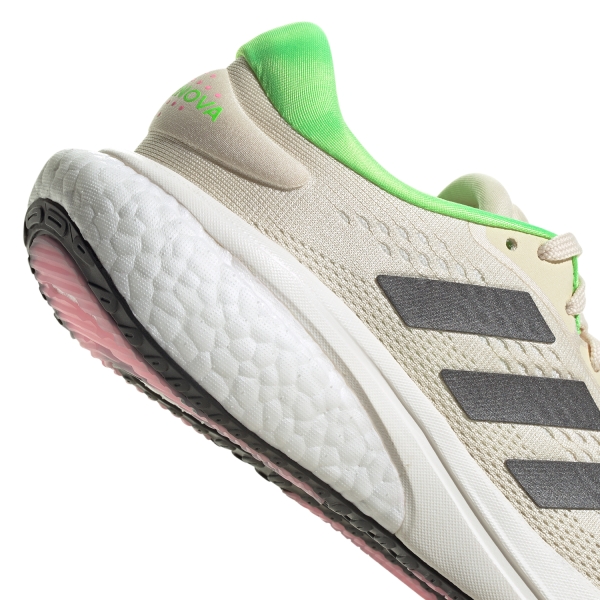 adidas Supernova 2 - Ecru Tint/Night Metallic/Solar Green