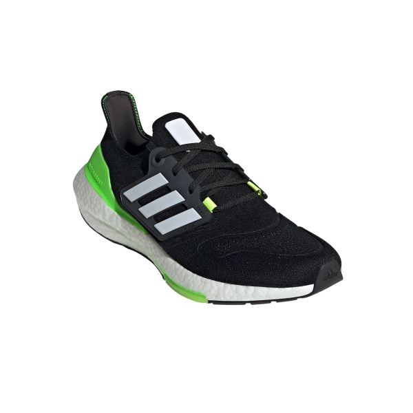 adidas Ultraboost 22 - Core Black/Cloud White/Solar Green