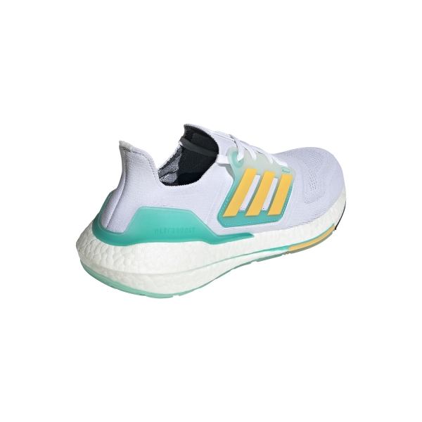 adidas Ultraboost 22 - Ftwr White/Flash Orange/Mint Rush