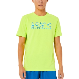 Camisetas Running Hombre Asics Color Injection Camiseta  Hazard Green 2031C993301