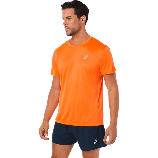 Asics Core Knit T-Shirt - Shocking Orange