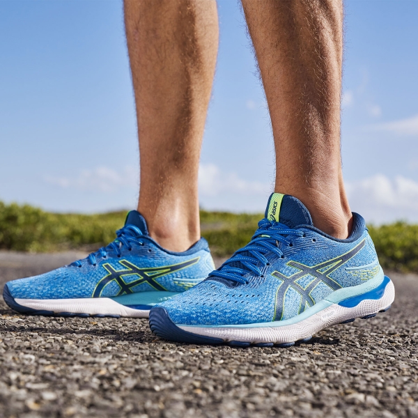 Asics Gel Nimbus 24 - Lake Drive/Hazard Green