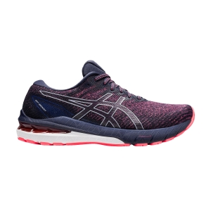Woman's Structured Running Shoes Asics GT 2000 10  Blazing Coral/Thunder Blue 1012B045700