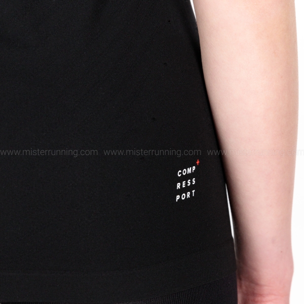 Compressport Performance T-Shirt - Black/Paradise Green