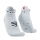 Compressport Pro Racing V4.0 Ultralight Logo Socks - White/Alloy