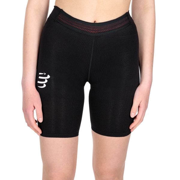 Women's Running Shorts Compressport Under Control 8in Shorts  Black AW00009B990