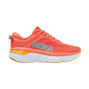 Women's Neutral Running Shoes Hoka One One Bondi 7  Camelliai/Coastal Shade 1110519CCSD