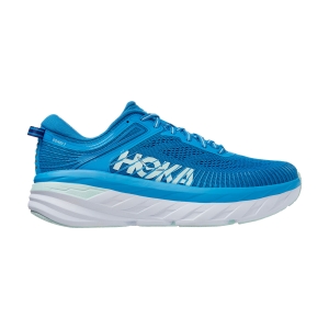 Men's Neutral Running Shoes Hoka One One Bondi 7  Ibiza Blue/Blue Glass 1110518IBBG