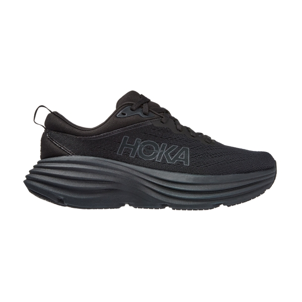 Women's Neutral Running Shoes Hoka Bondi 8  Black 1127952BBLC