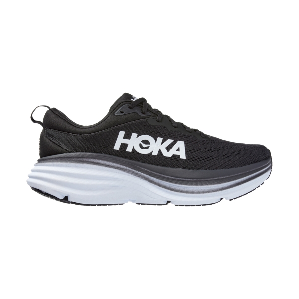 Men's Neutral Running Shoes Hoka Bondi 8  Black/White 1123202BWHT