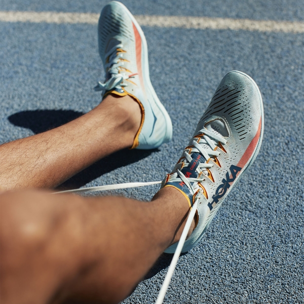 Hoka Cielo X MD - Blue Glass/Radiant Yellow