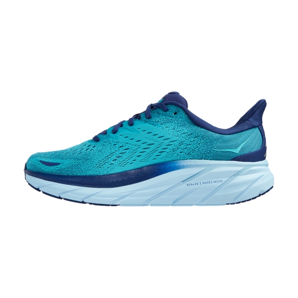 Hoka Clifton 8 - Bellwether Blue/Scuba Blue