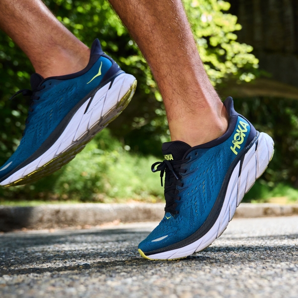 Hoka Clifton 8 - Blue Coral/Butterfly