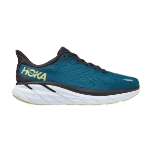 Zapatillas Running Neutras Hombre Hoka One One Clifton 8 Wide  Blue Coral/Butterfy 1121374BCBT