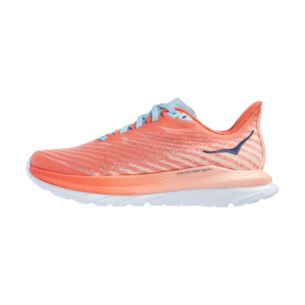 Hoka Mach 5 - Camellia/Peach Parfait