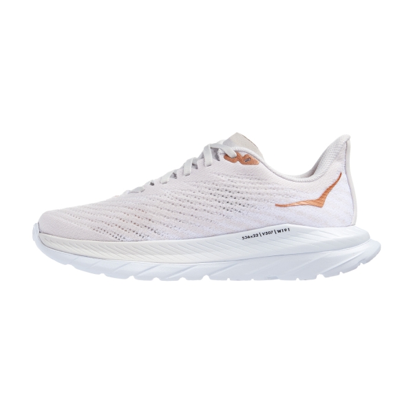 Hoka Mach 5 - White/Copper