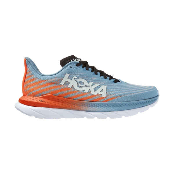 Men's Performance Running Shoes Hoka One One Mach 5  Mountain Spring/Puffins Bill 1127893MSPBL