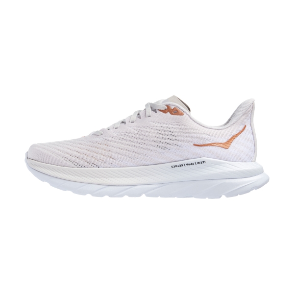 Hoka Mach 5 - White/Copper