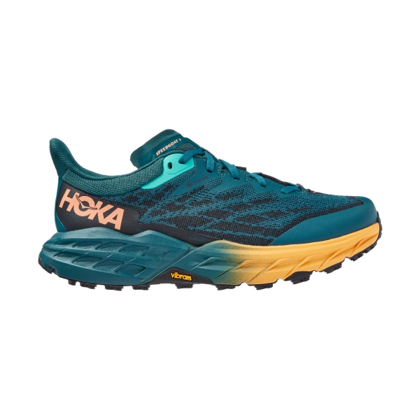 Women's Trail Running Shoes Hoka Speedgoat 5 GTX  Deep Teal/Black 1127913DTBC