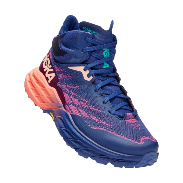 Hoka Speedgoat 5 Mid GTX - Bellwether Blue/Camellia