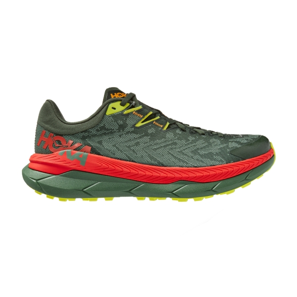 Men's Trail Running Shoes Hoka One One Tecton X  Thyme/Fiesta 1123161TFST