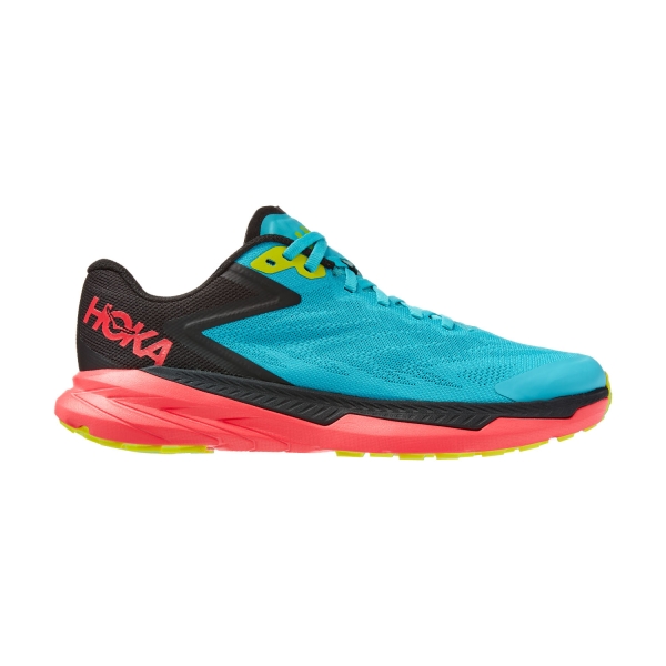 Women's Trail Running Shoes Hoka One One Zinal  Scuba Blue/Diva Pink 1119400SBDP
