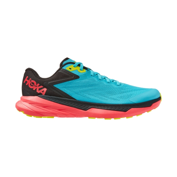 Men's Trail Running Shoes Hoka One One Zinal  Scuba Blue/Black 1119399SBBK