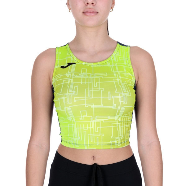 Women's Running Tank Joma Joma Elite VIII Logo Top  Royal/Fluor Yellow  Royal/Fluor Yellow 