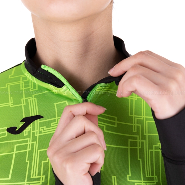 Joma Elite VIII Shirt - Black/Fluor Green