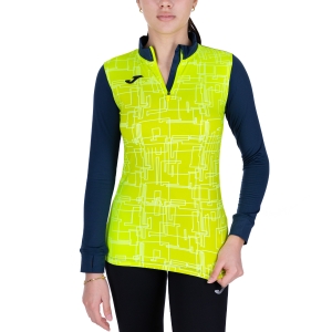 Women's Running Shirt Joma Elite VIII Shirt  Royal/Fluor Yellow 901257.321
