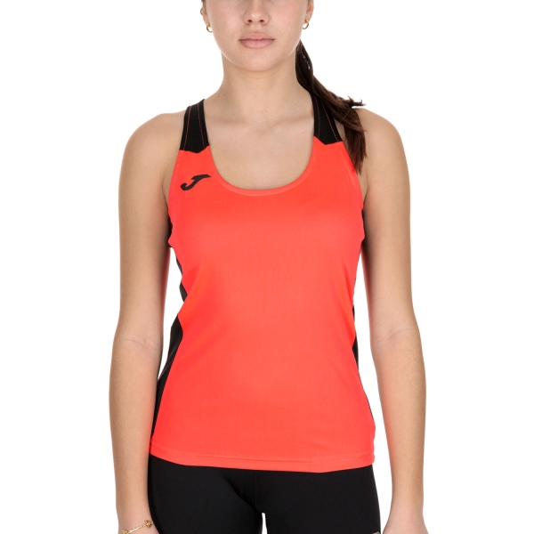 Canotta Running Donna Joma Record II Canotta  Fluor Coral/Black 901396.041