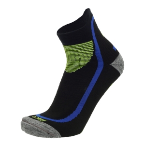 Running Socks Mico Extra Dry Medium Weight Socks  Nero/Giallo Fluo CA 1502 160