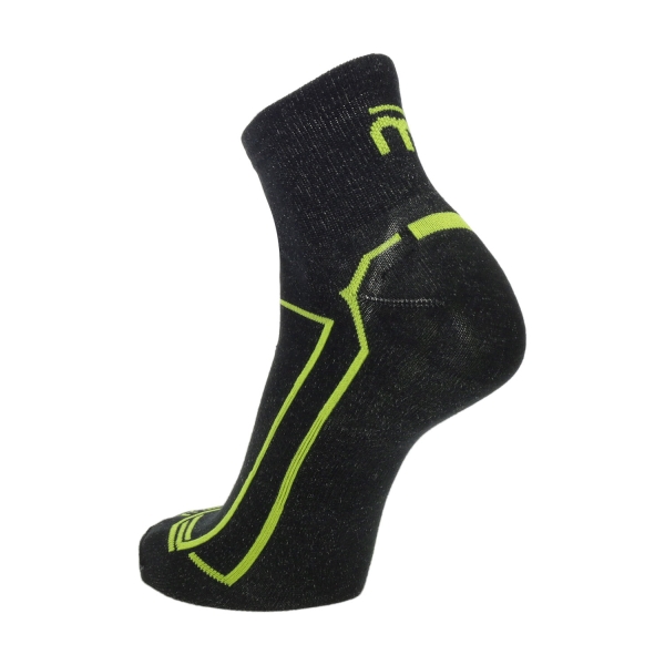 Mico Odor Zero Outlast Light Weight Socks - Nero/Giallo Fluo