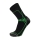 Mico X-Performance Coolmax Light Weight Socks - Nero/Verde Fluo