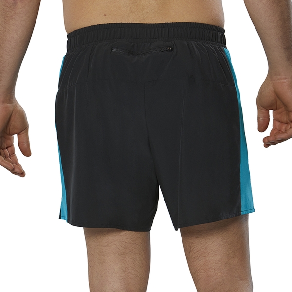 Mizuno Alpha 5.5in Shorts - Black/Algiers Blue