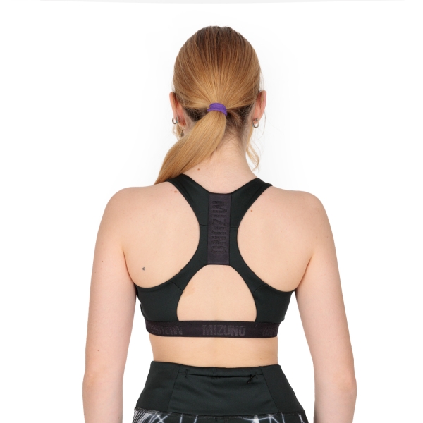 Mizuno Alpha Graphic Sports Bra - Black