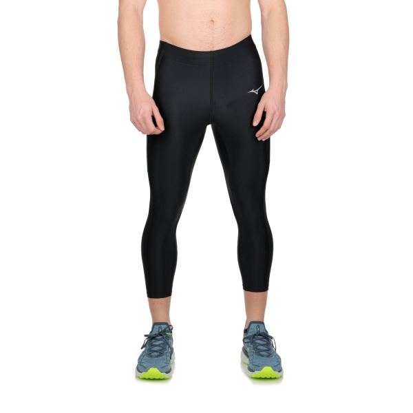 Men's Running Tights and Pants Mizuno Core 3/4 Tights  Black J2GB113409