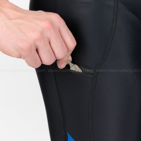 Mizuno Core 3/4 Tights - Black/Turkish Sea