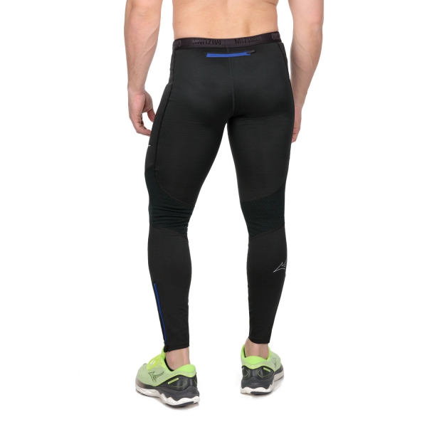 Mizuno Warmalite Tights - Black/Sodalite Blue