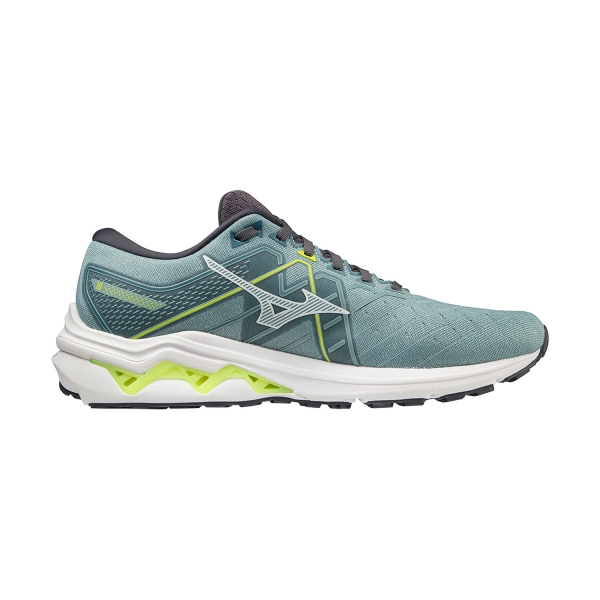 Mizuno Wave Inspire 18 - Smoke Blue/White/Neon Flame