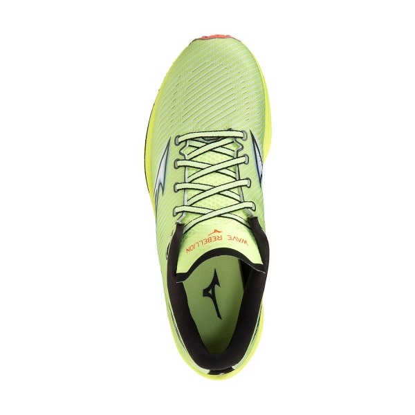 Mizuno Wave Rebellion - Neo Lime/White/Neon Flame