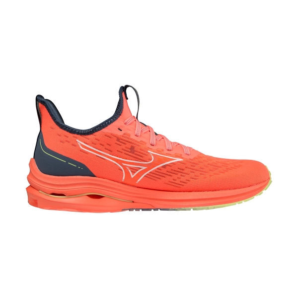 Mizuno Wave Rider Neo 2 - Neon Flame/White/Vintage Indigo